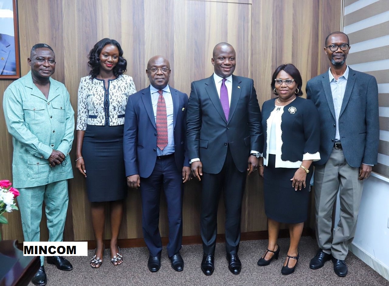 Hon. Samuel A. Jinapor (MP), Minister for Lands and Natural Resources inaugurates a 5-member Committee of Inquiry led by Prof. Richard Amankwah to review Health and Safety Standards in the Mining Sector