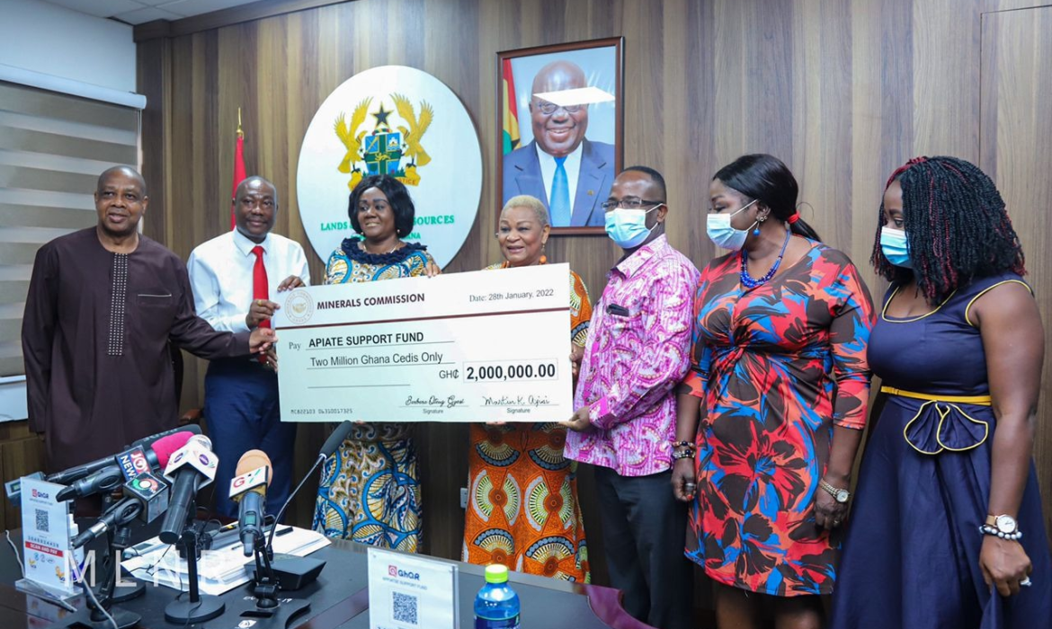 Mincom Donates GHS2,000,000.00 to Appiatse Support Fund
