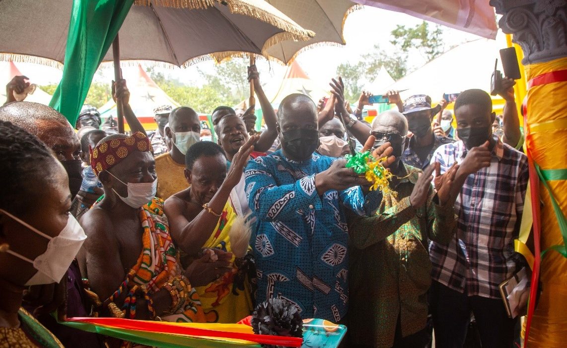 Inauguration of Community Mining at Tokwae in the Asante Akyem South.