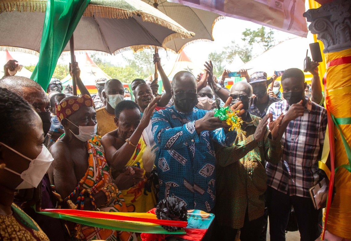 Inauguration of Community Mining at Tokwae in the Asante Akyem South.