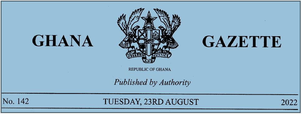 Gazette-Publication-August-2022