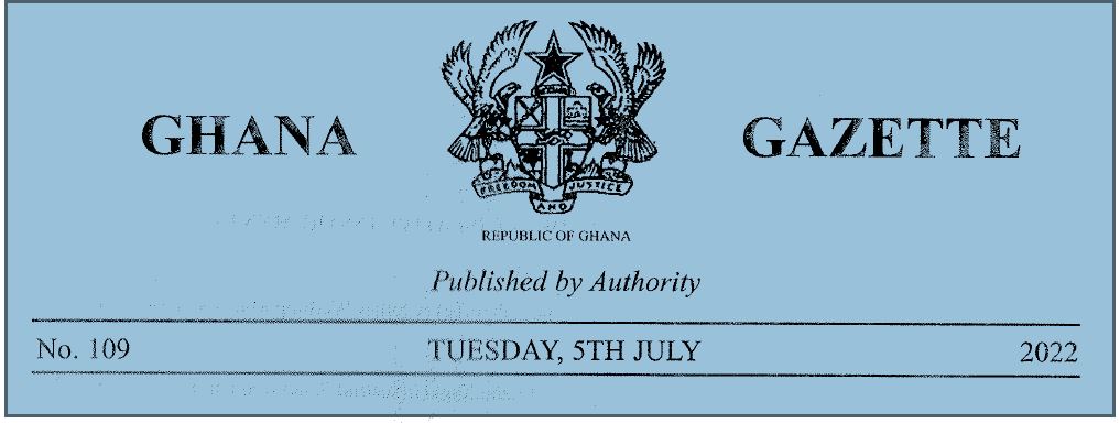 Gazette-Publication-July-2022