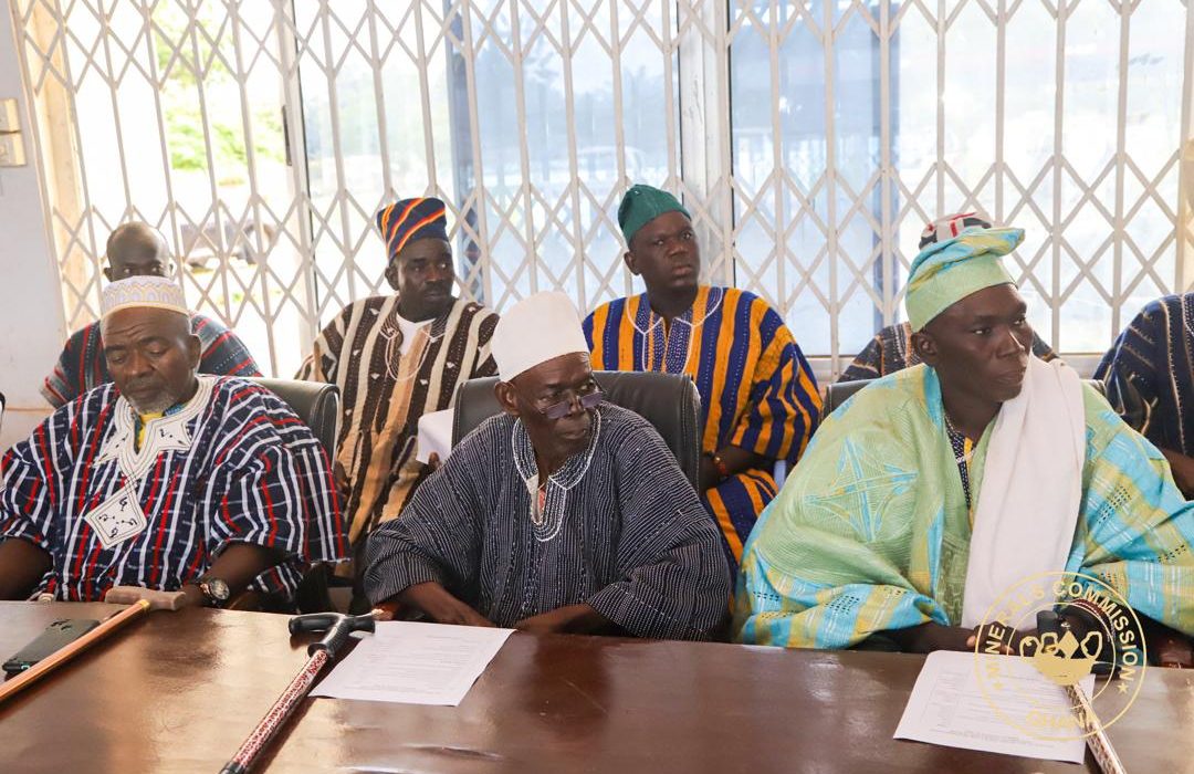Ghana Mining Policy Review Committee Confers with the Upper West Regional House of Chiefs