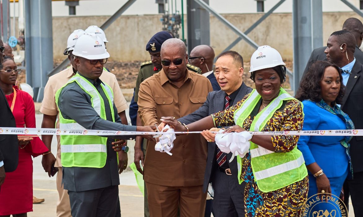 President Mahama Cuts Sod for Sentuo Oil Refinery Phase 2 Project&nbsp;
